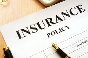 pen on paper for insurance company