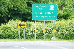 sign for new york outside pennsylvania