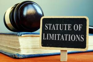 statute of limitations with law book