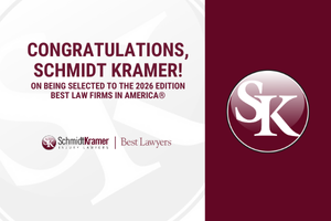 Graphic announcing 2026 Best Law Firms in America