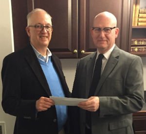 scholarship winner Colin DeVault