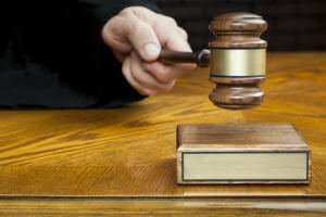 judge making a ruling