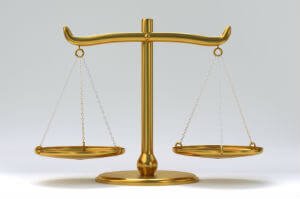 equal scales of justice