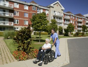outside nursing home