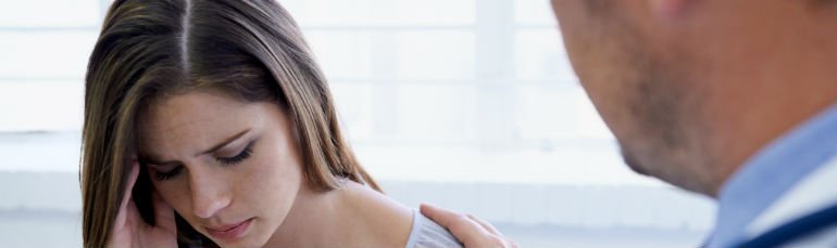 woman at doctor's office